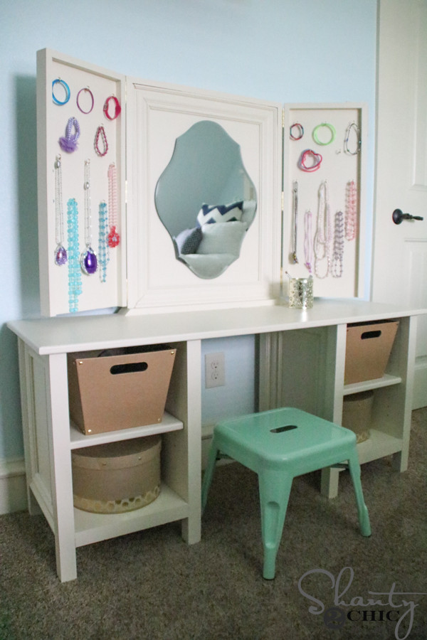 DIY Kids Vanity
 DIY Kids Vanity Shanty 2 Chic