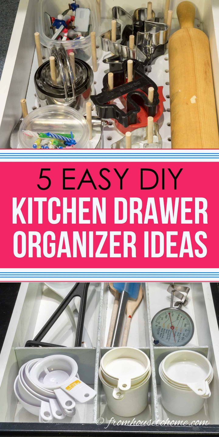 DIY Kitchen Drawer Organizer
 5 Easy DIY Kitchen Drawer Organizer Ideas