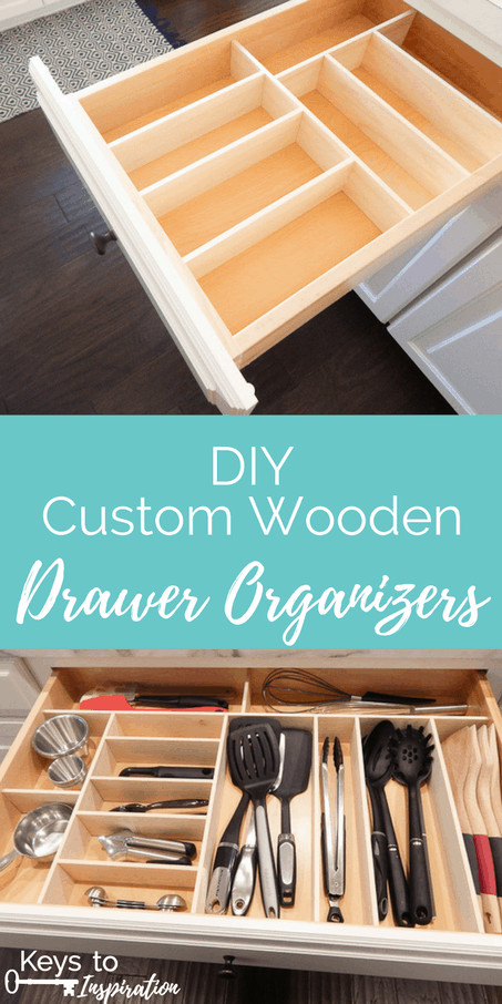 DIY Kitchen Drawer Organizer
 DIY Custom Wooden Drawer Organizers Keys To Inspiration