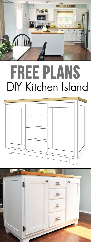 DIY Kitchen Island Plan
 10 Home Decor DIY Features MondayFundayParty