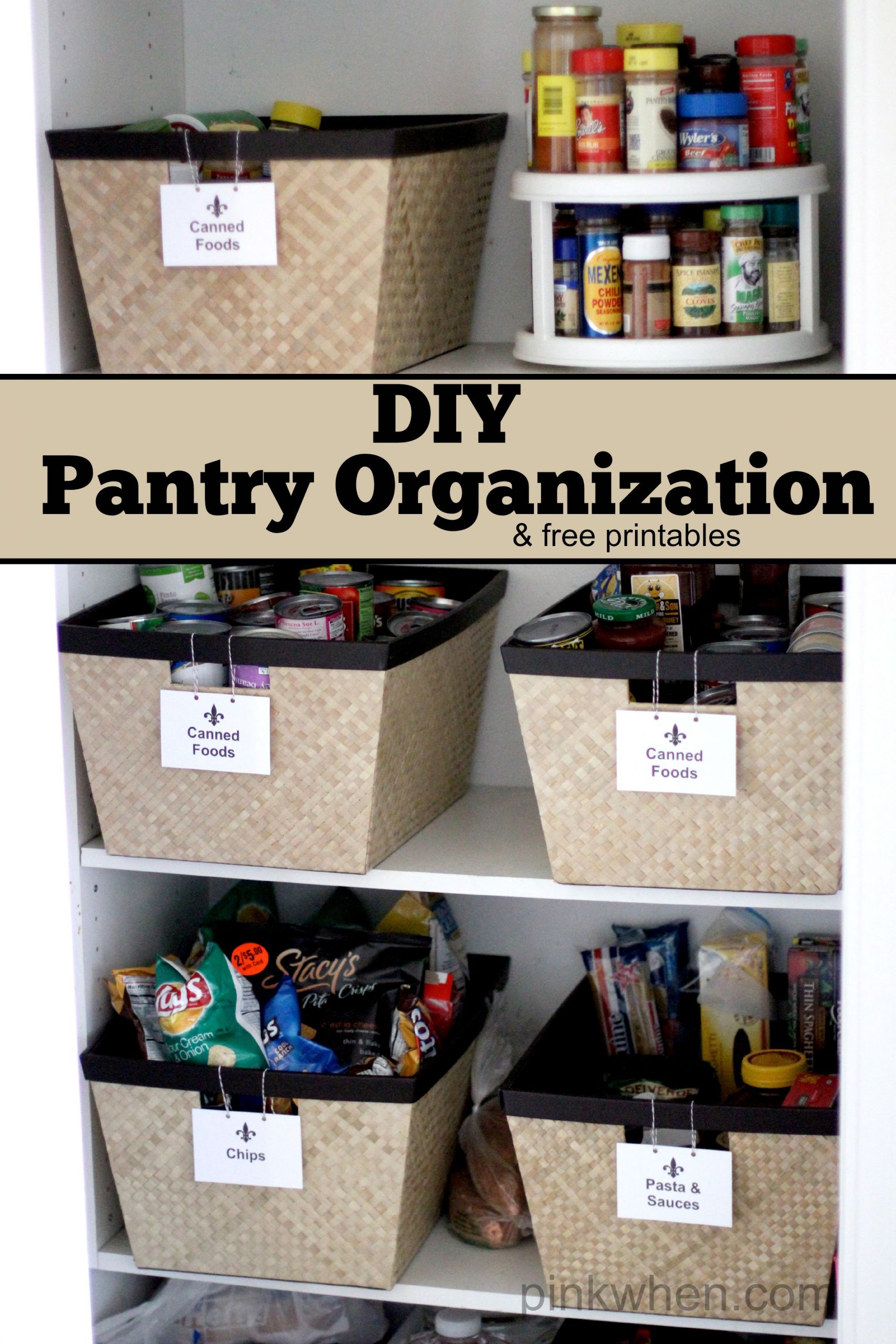 DIY Kitchen Organizer
 Pantry Organization Page 2 of 2 Blooming Homestead