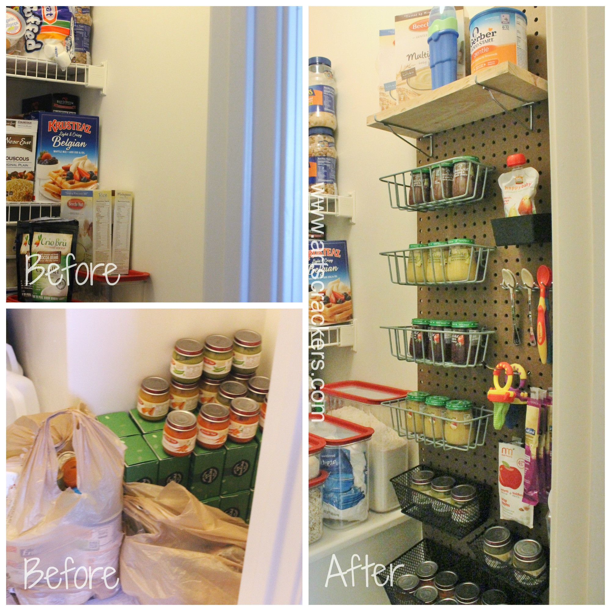 DIY Kitchen Organizer
 DIY Pegboard Pantry Organizer