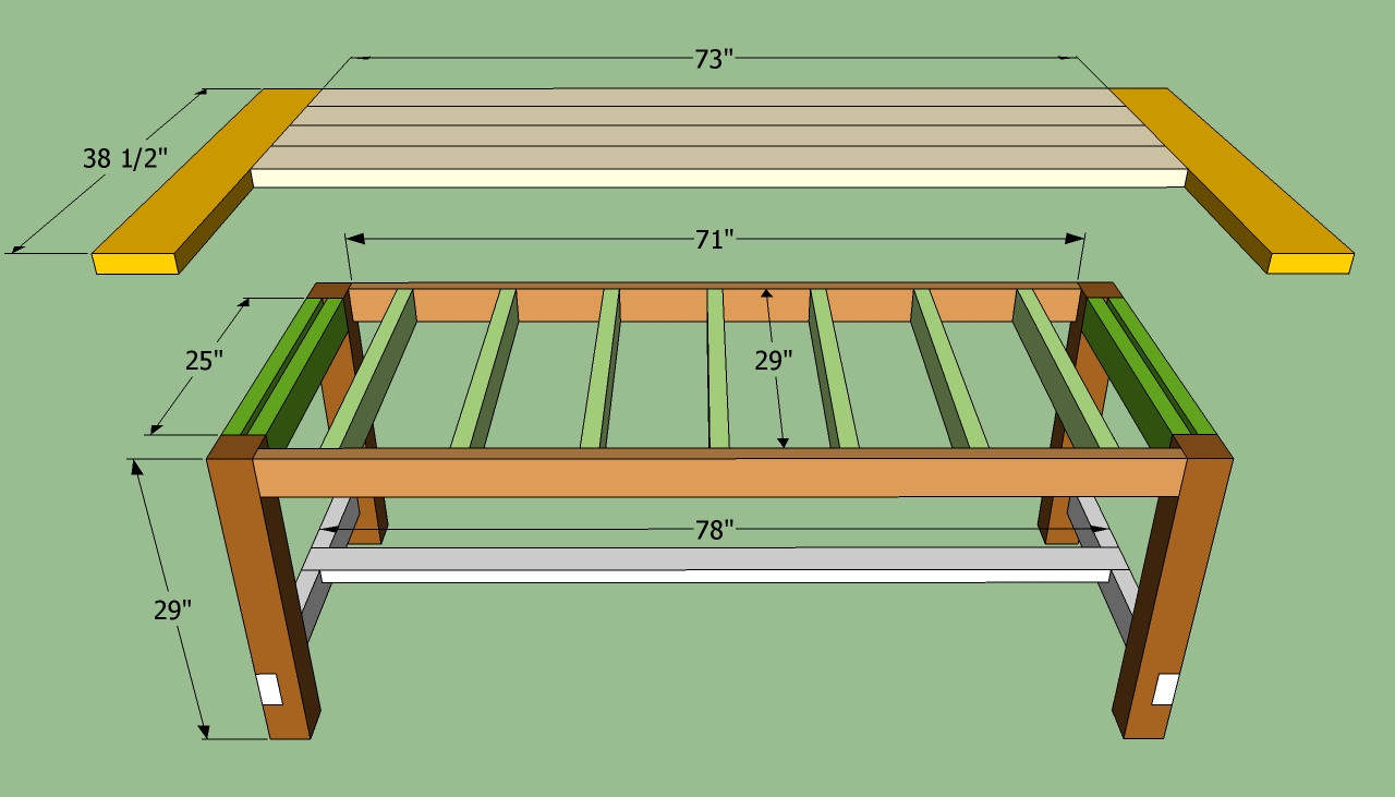 DIY Kitchen Table Plans
 How to build a farmhouse table