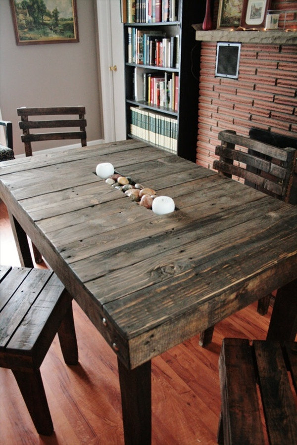 DIY Kitchen Table Plans
 17 DIY Plans Decorating Your Food Area on Pallet Dining