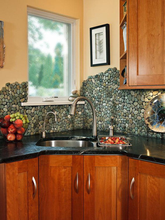 Diy Kitchen Tile
 Eye Candy 11 Totally Unique DIY Kitchen Backsplash Ideas