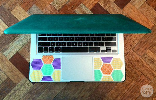 DIY Laptop Decor
 Washi Honey b Laptop Decor