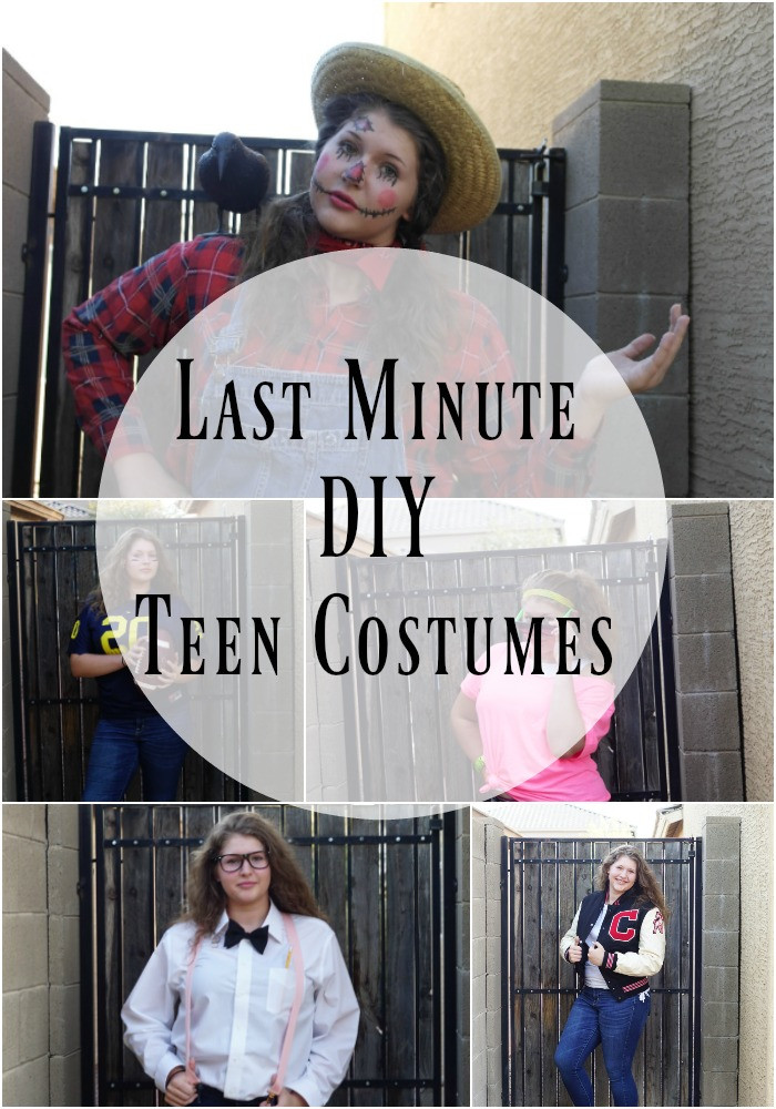 DIY Last Minute Halloween Costumes
 Easy Last Minute Teen DIY Halloween Costumes Clever Pink