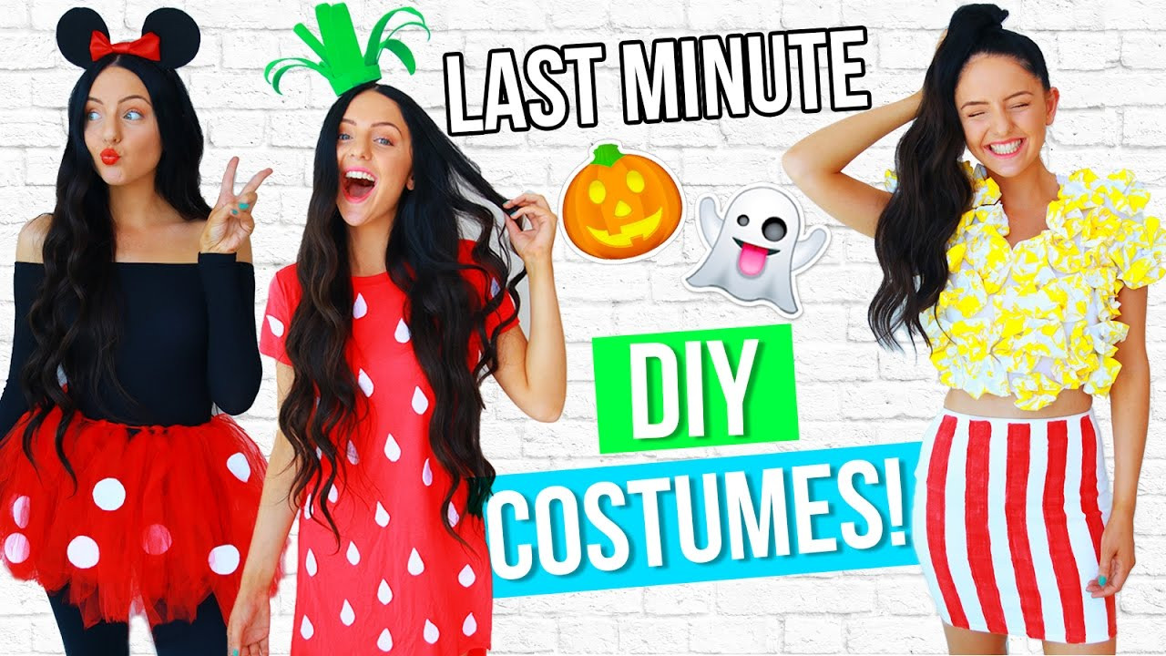 DIY Last Minute Halloween Costumes
 DIY LAST MINUTE Costume Ideas For Halloween 2016 EASY