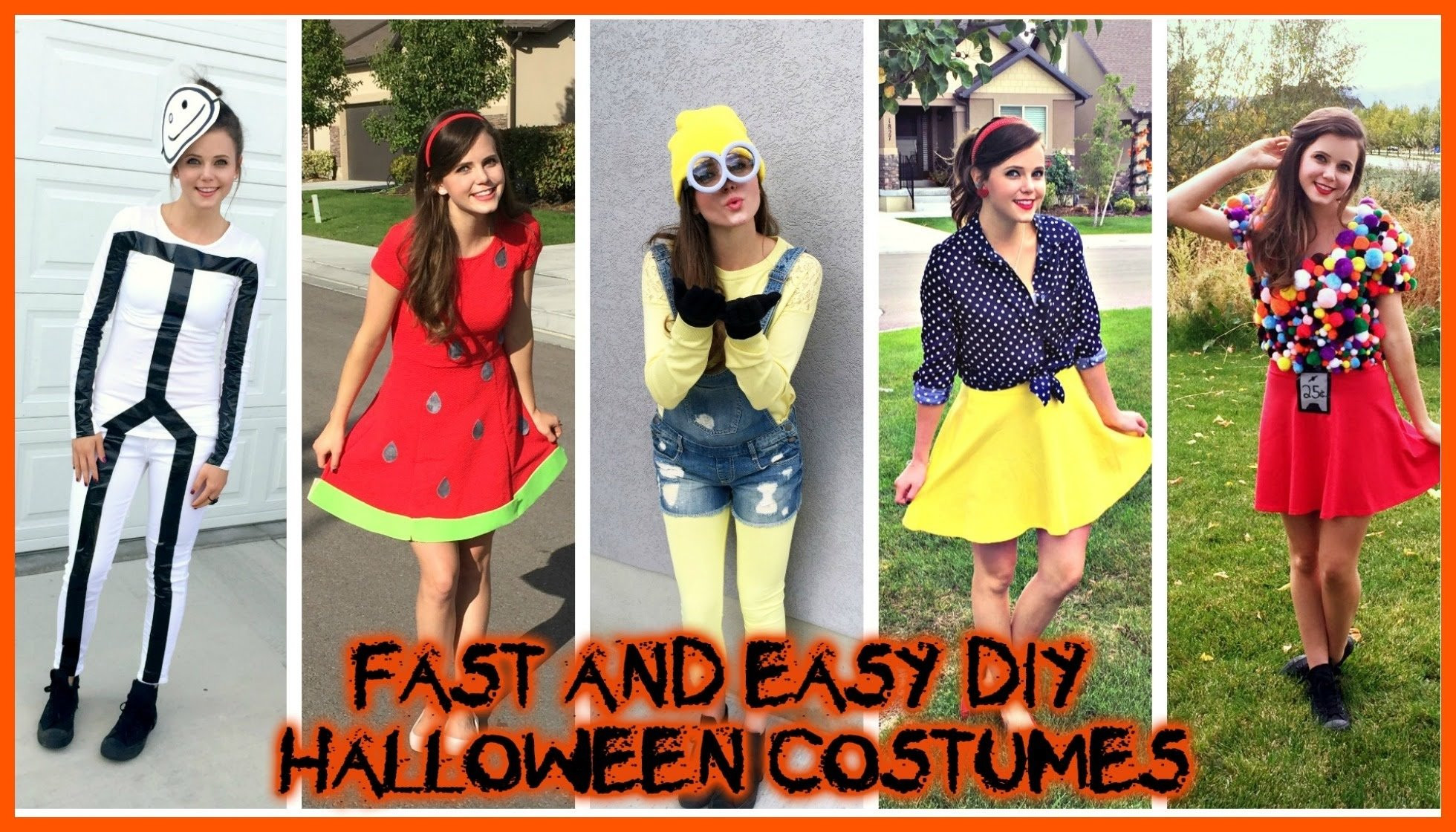 DIY Last Minute Halloween Costumes
 10 Attractive Last Minute Homemade Halloween Costume Ideas