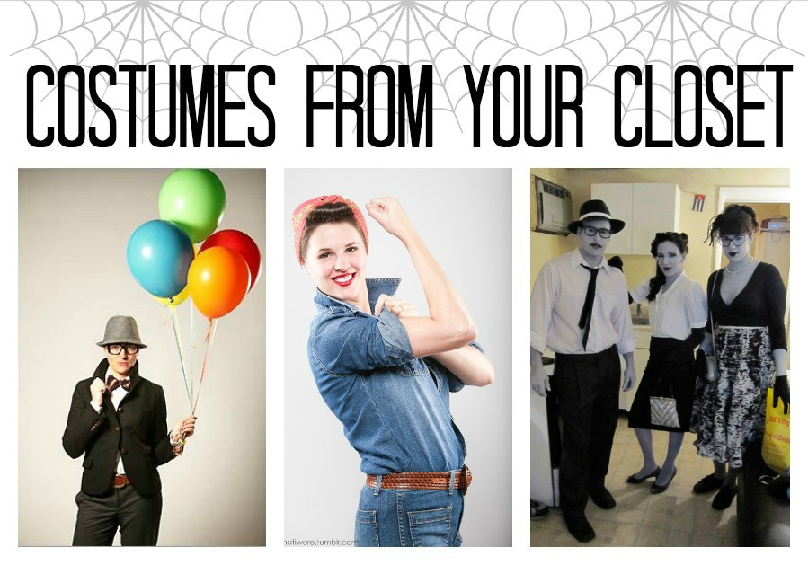 DIY Last Minute Halloween Costumes
 Last Minute Halloween Costumes From Your Closet Made To