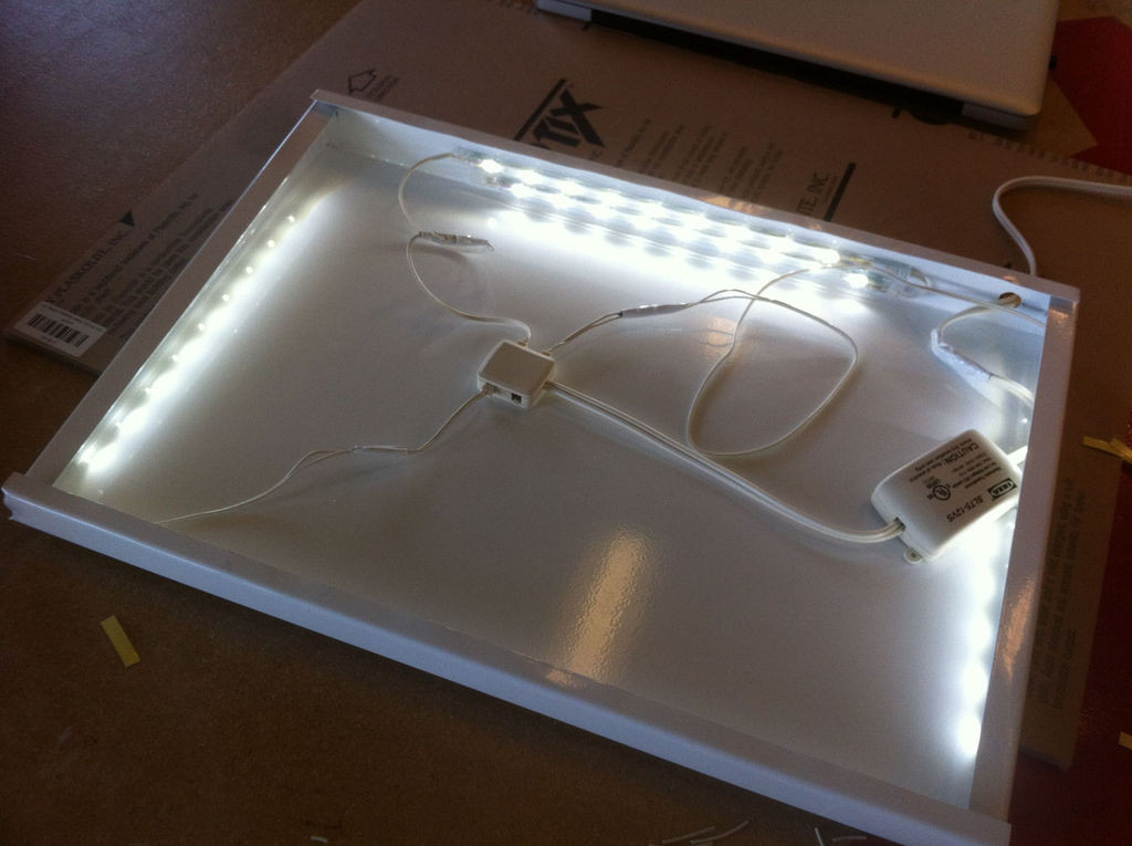 DIY Lightbox For Tracing
 Inexpensive DIY LED Lightbox for Tracing 9 Steps with