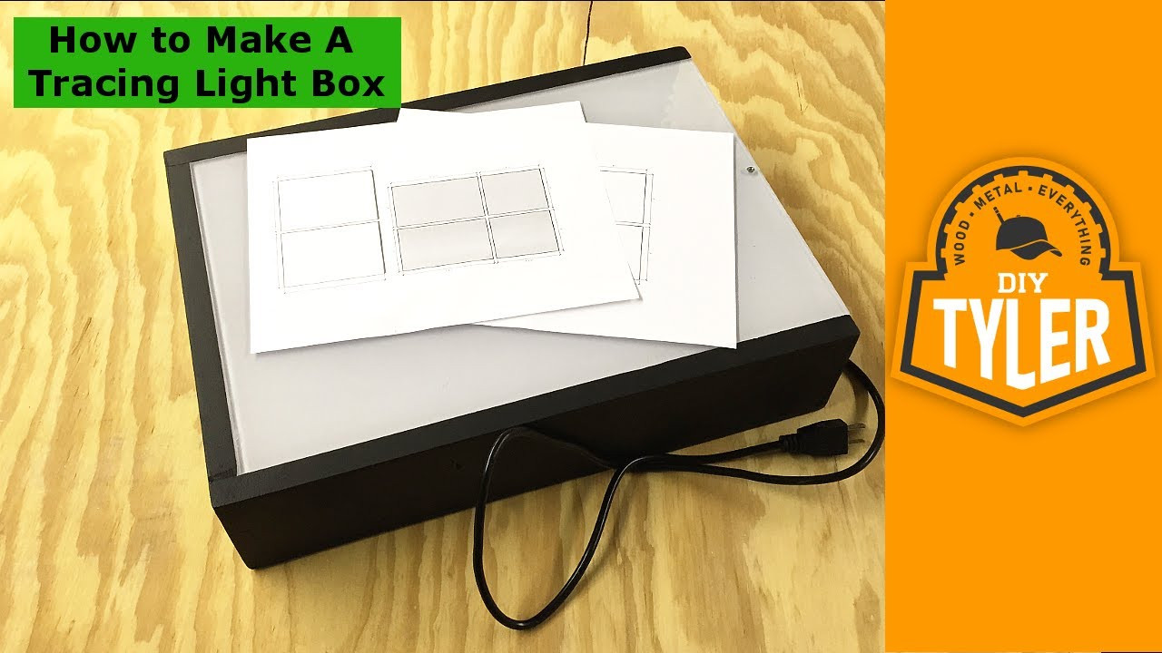 DIY Lightbox For Tracing
 How to Make a DIY LED Tracing Light Box