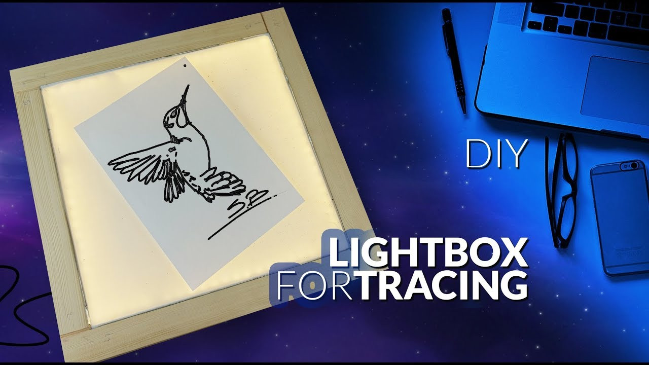 DIY Lightbox Tracing
 LIGHTBOX for tracing DIY simple thin & cheap