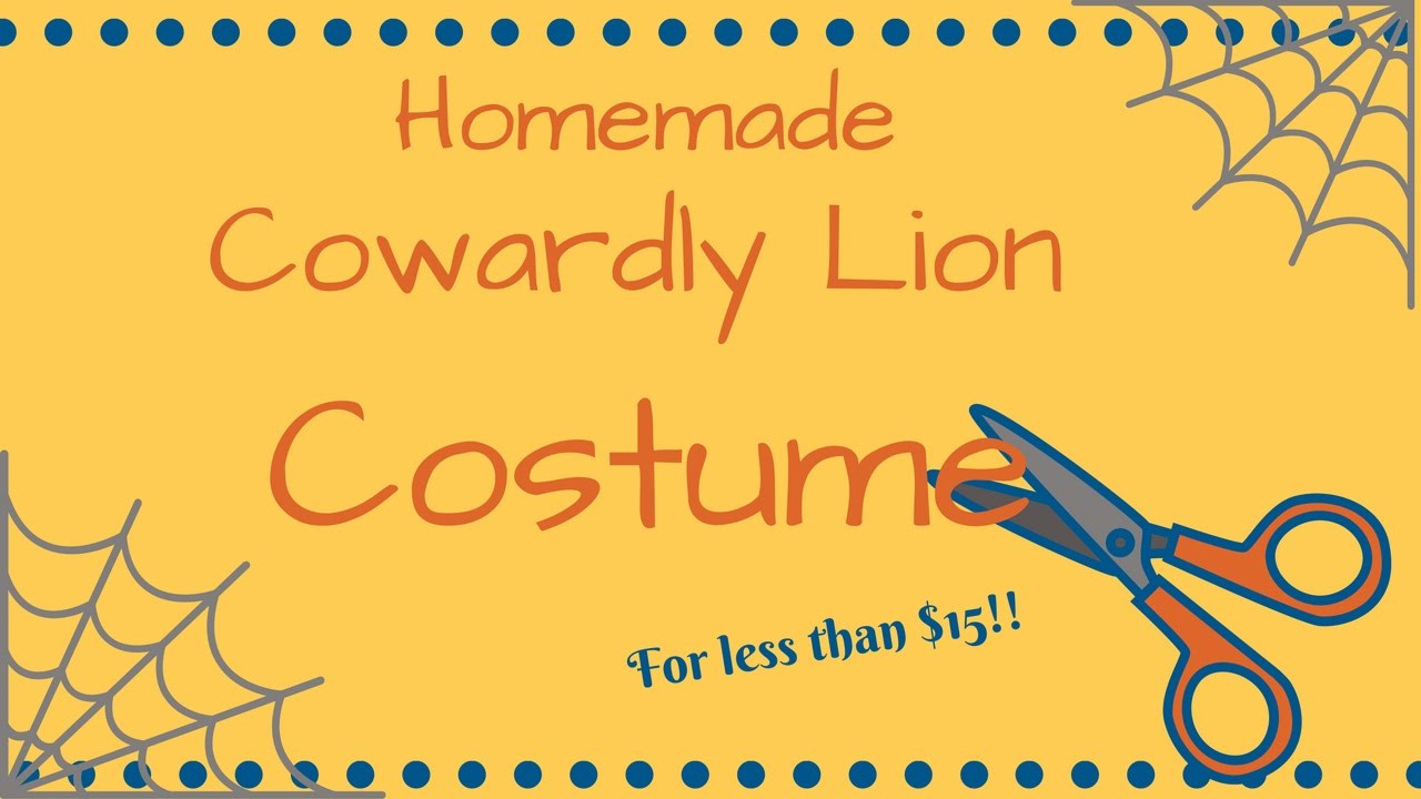 DIY Lion Costume Wizard Of Oz
 DIY Cowardly Lion Wizard of OZ Costume