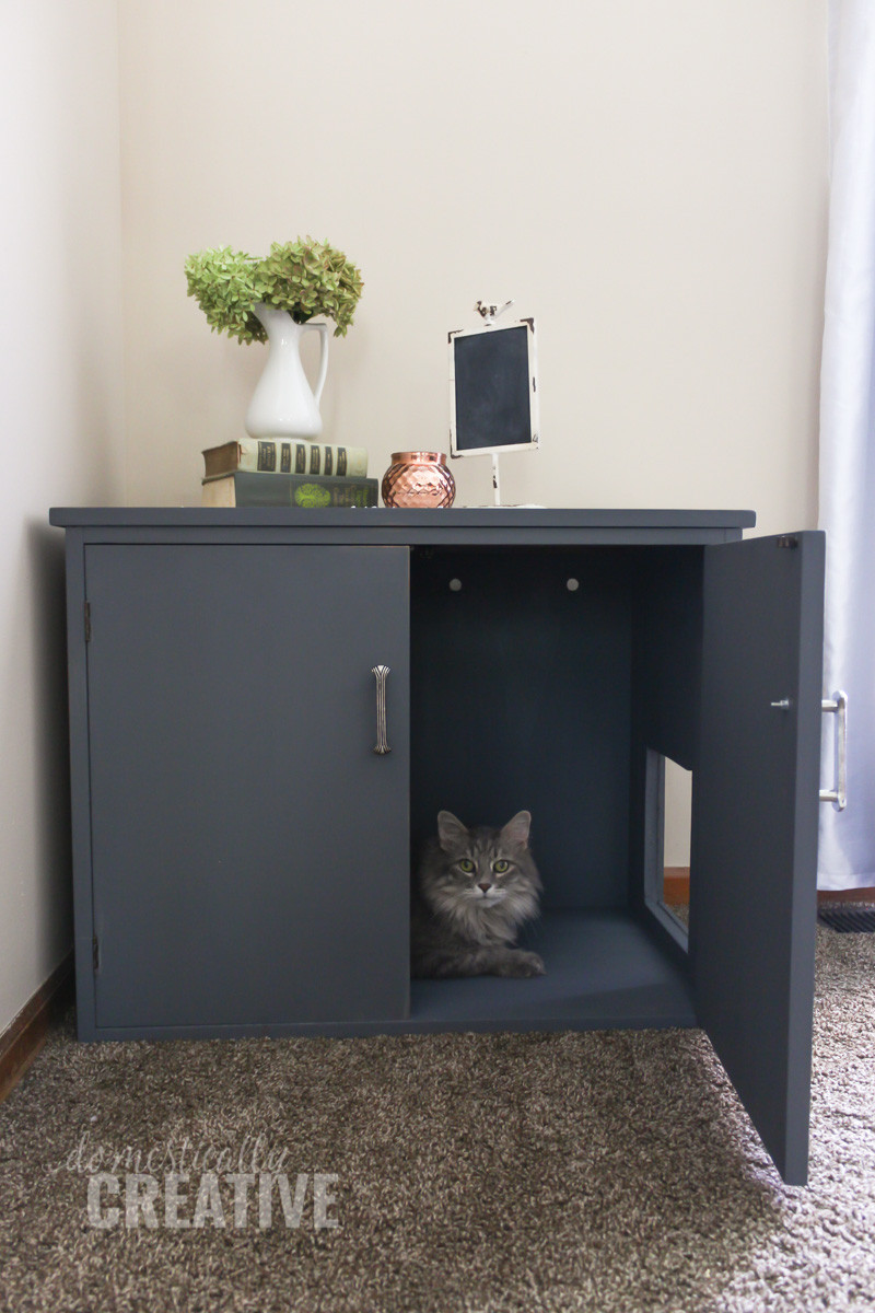 DIY Litter Box Cabinet
 DIY Litter Box Cabinet