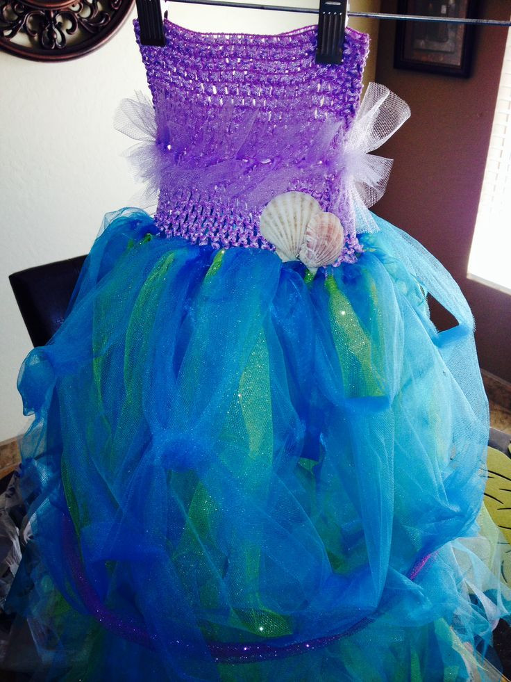 DIY Little Mermaid Costumes
 Little mermaid costume DIY