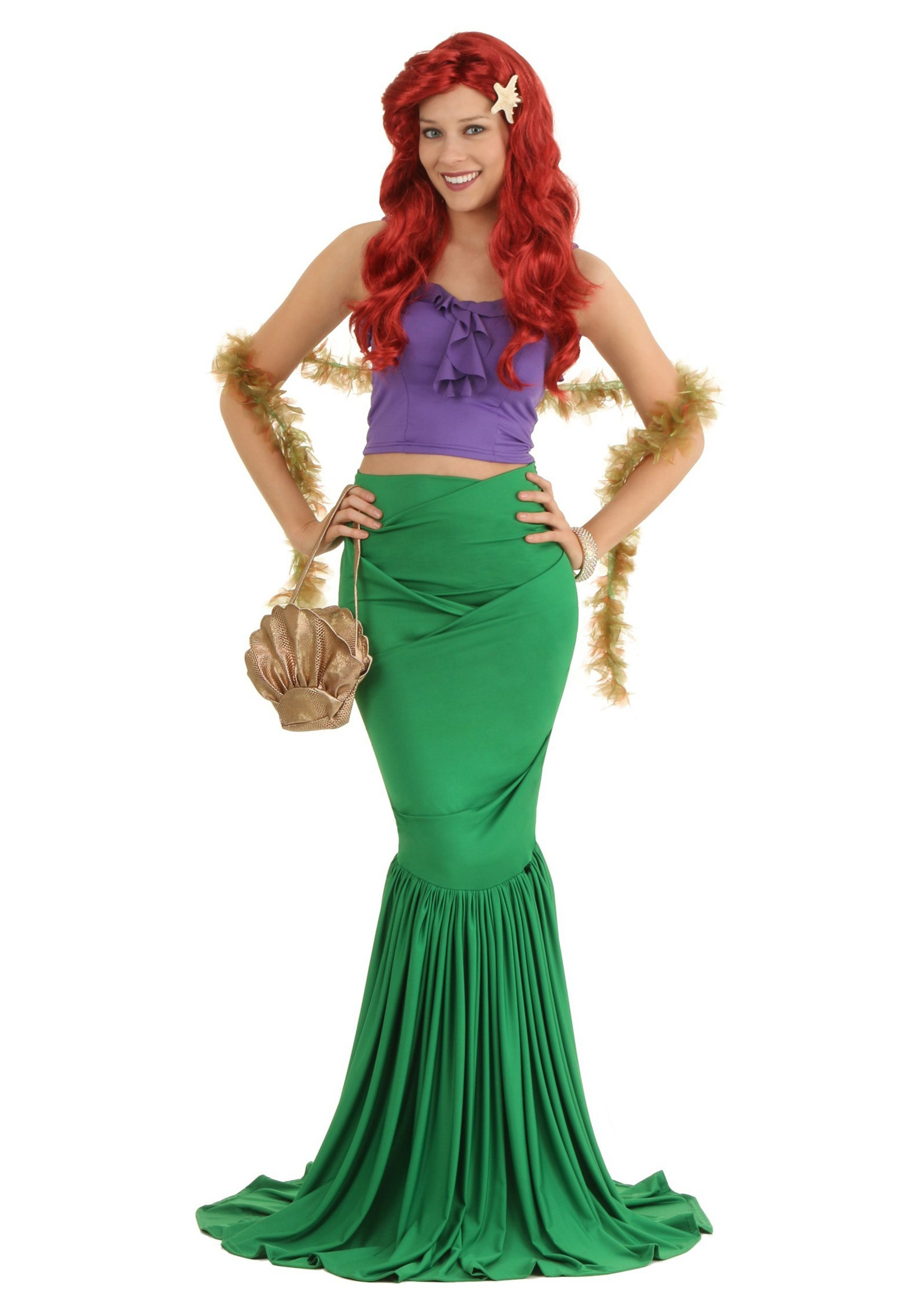DIY Little Mermaid Costumes
 Adult Mermaid Costume