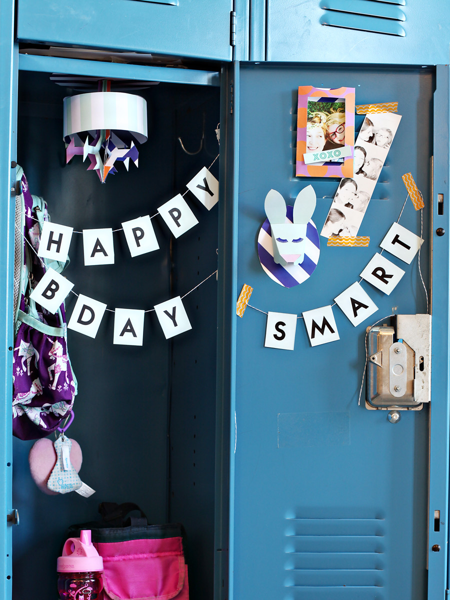 DIY Locker Decorations
 Back to School DIY – Locker Decoration Craft Projects