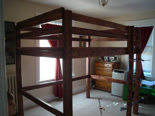 DIY Loft Bed For Adults
 Build Your Own LOFT BUNK BED Twin FULL from Amazon