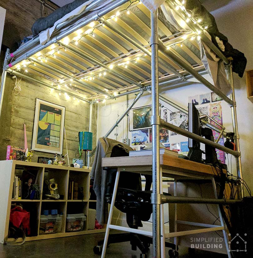 DIY Loft Bed For Adults
 DIY Full Size Loft Bed for Adults with Plans to Build