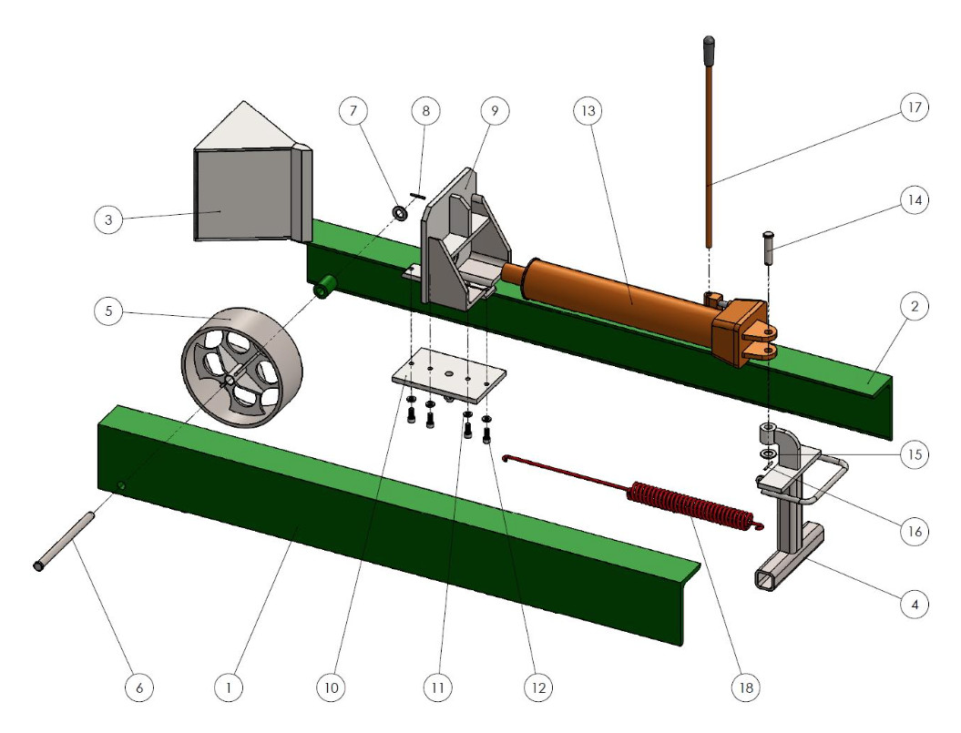 DIY Log Splitter Plans
 Build A Manual Log Splitter With images