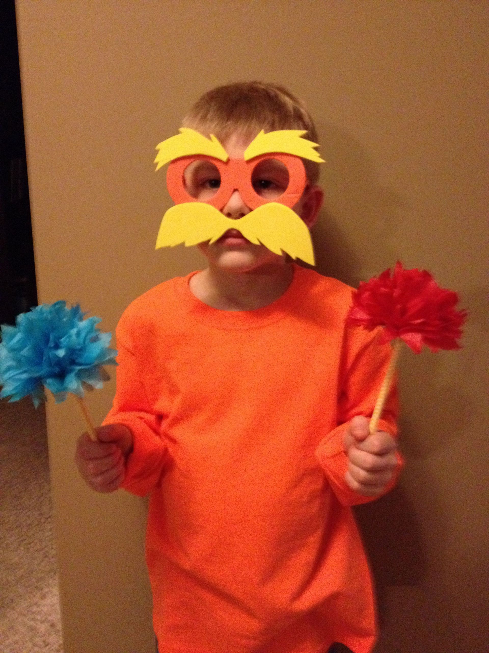 DIY Lorax Costume
 Pin by Maria Martinez on For the kids