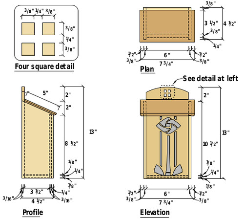 DIY Mailbox Plans
 Build DIY Mailbox plans metal PDF Plans Wooden rocking