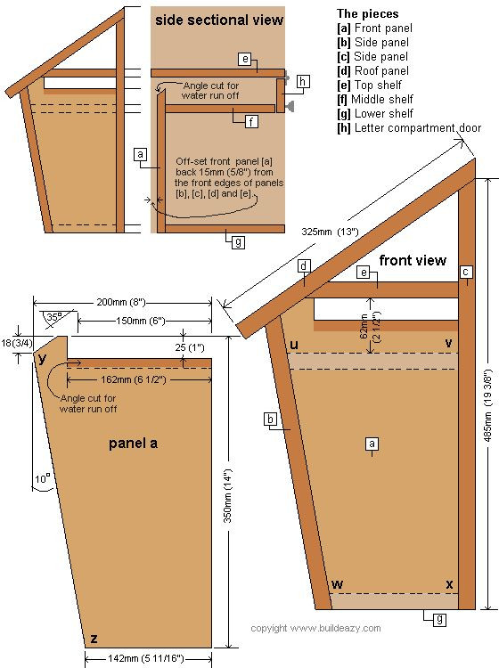 DIY Mailbox Plans
 How to build a mailbox The mailbox plans