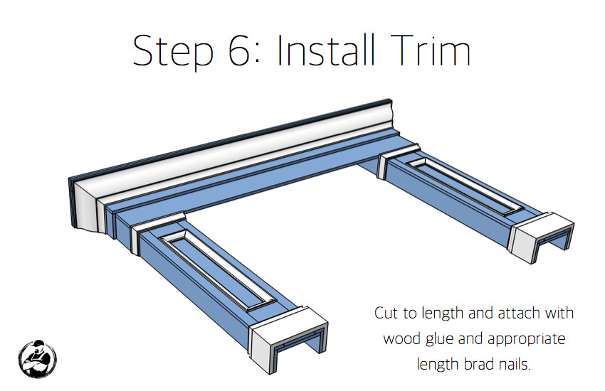 DIY Mantel Plans
 Faux Fireplace Mantel Surround Rogue Engineer