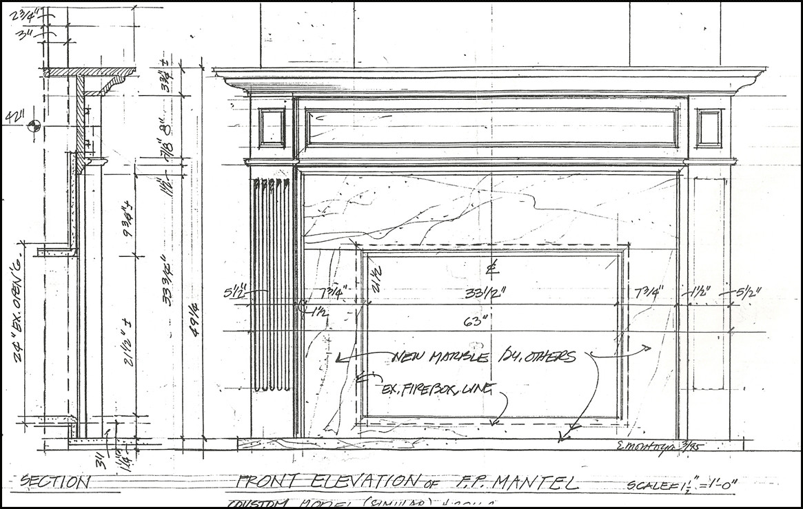 DIY Mantel Plans
 Fireplace Mantel Plans DIY Blueprint Plans Download the