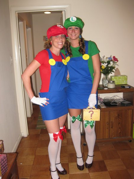 DIY Mario Costumes
 p nkpers stence Me Myself and I Link Up