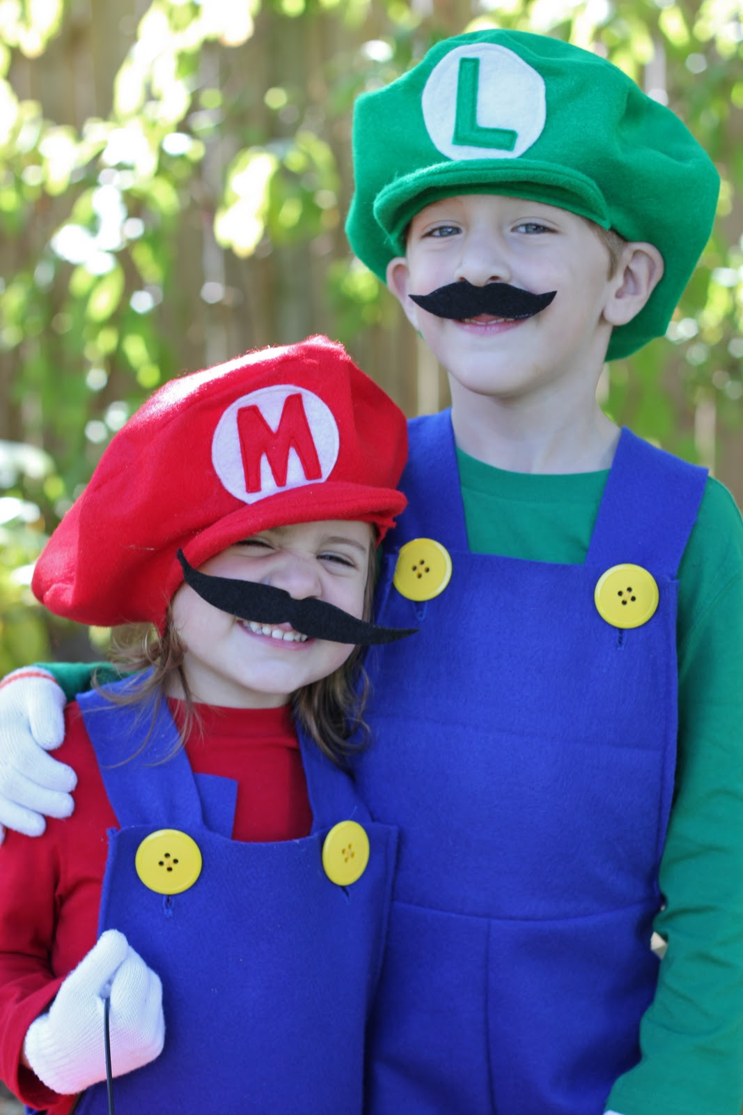 DIY Mario Costumes
 How to Make Mario and Luigi Costumes Tutorial Smashed