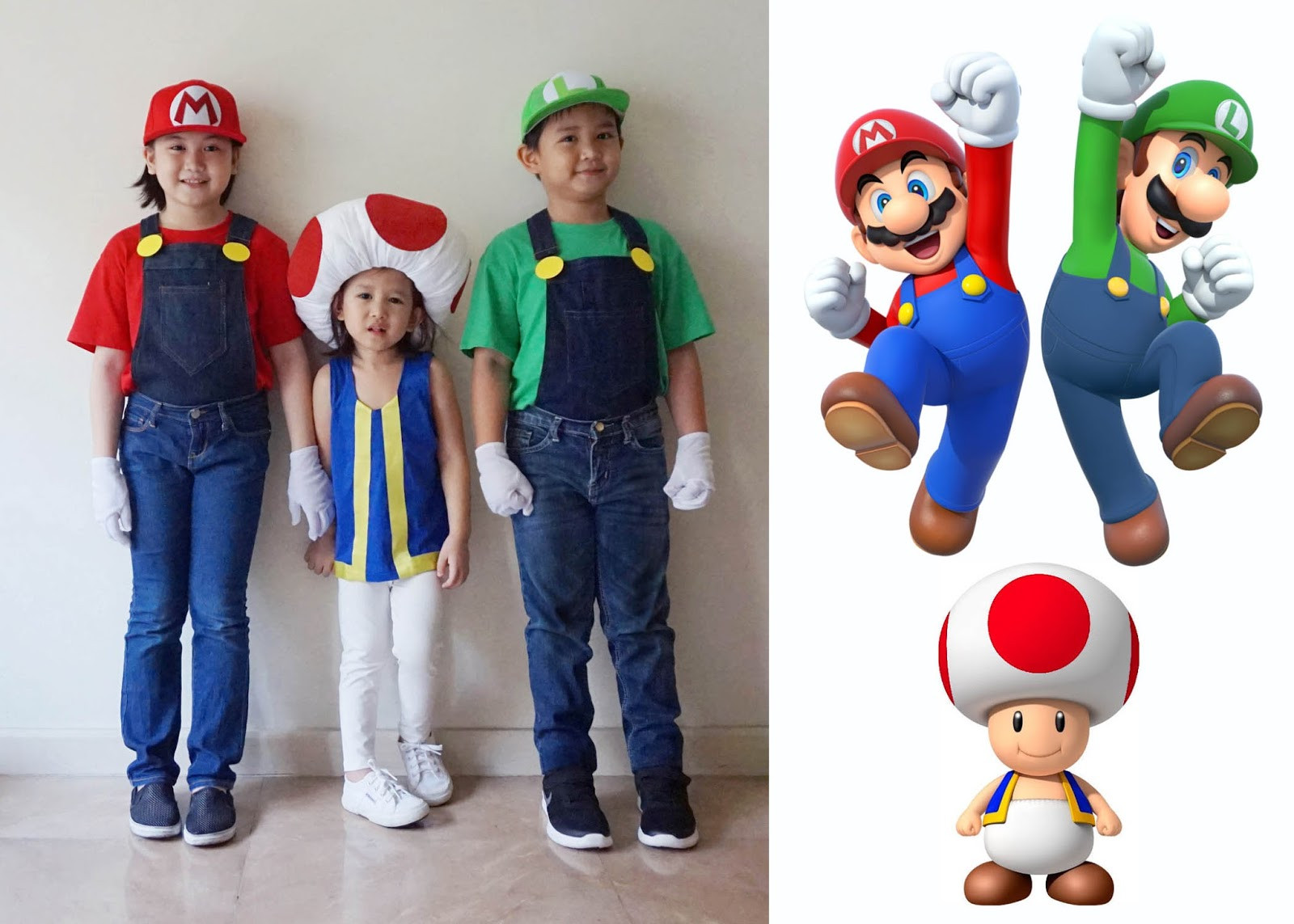 DIY Mario Costumes
 MrsMommyHolic