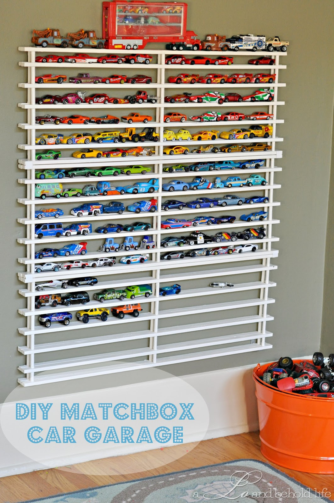 DIY Matchbox Car Storage
 DIY Matchbox Car Garage UPDATED