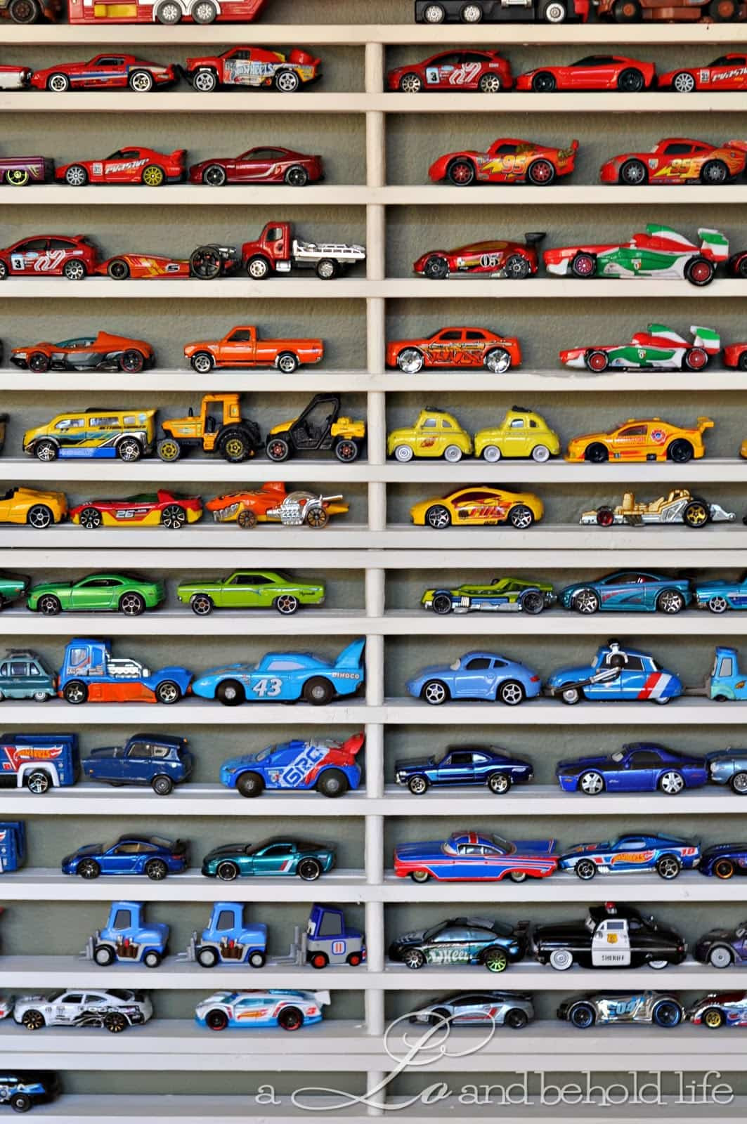 DIY Matchbox Car Storage
 10 Creative Storage Solutions Just a Girl and Her Blog