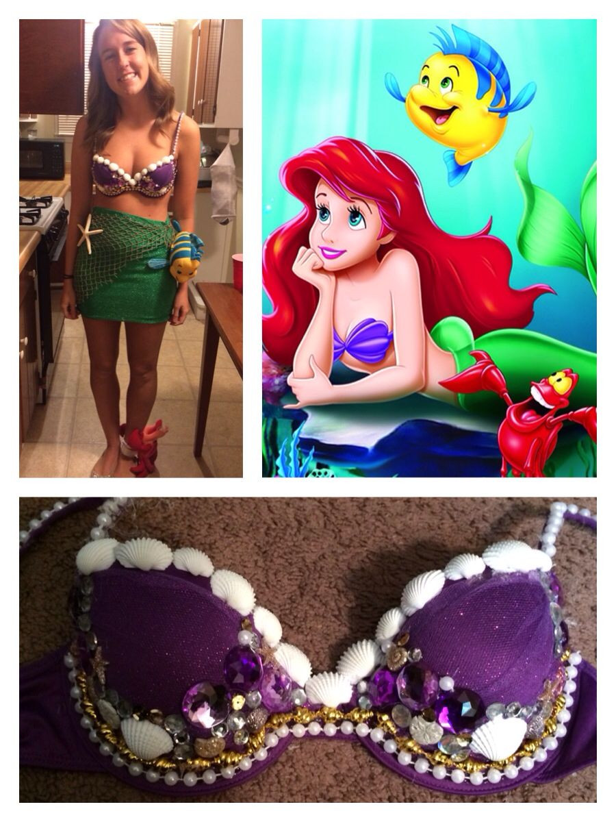 DIY Mermaid Costume College
 DIY Halloween costume The little mermaid