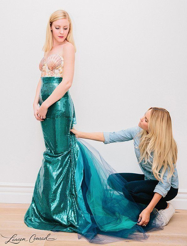 DIY Mermaid Costume College
 You Can DIY Your Way to Lauren Conrad s Mermaid Costume