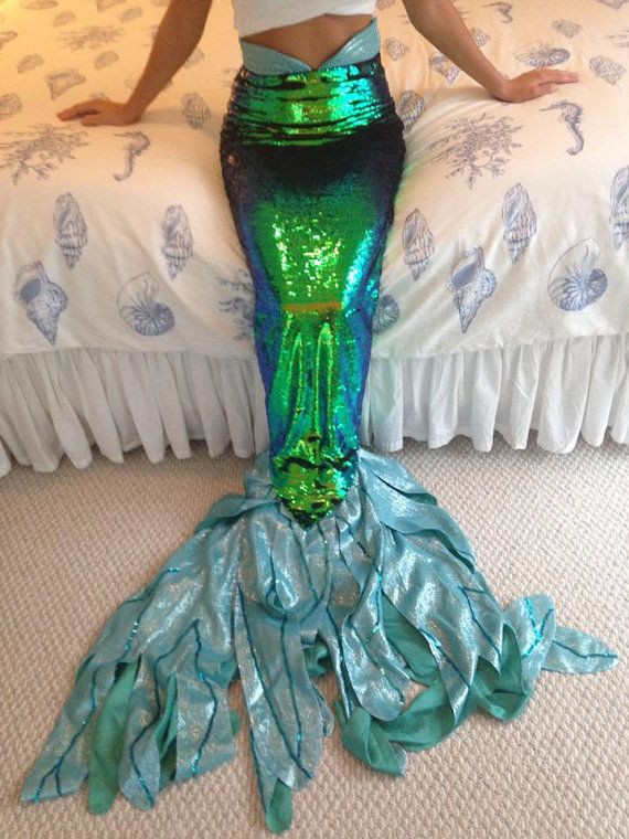 DIY Mermaid Costume College
 Ariel Face Character Inspired Mermaid Tail High Quality