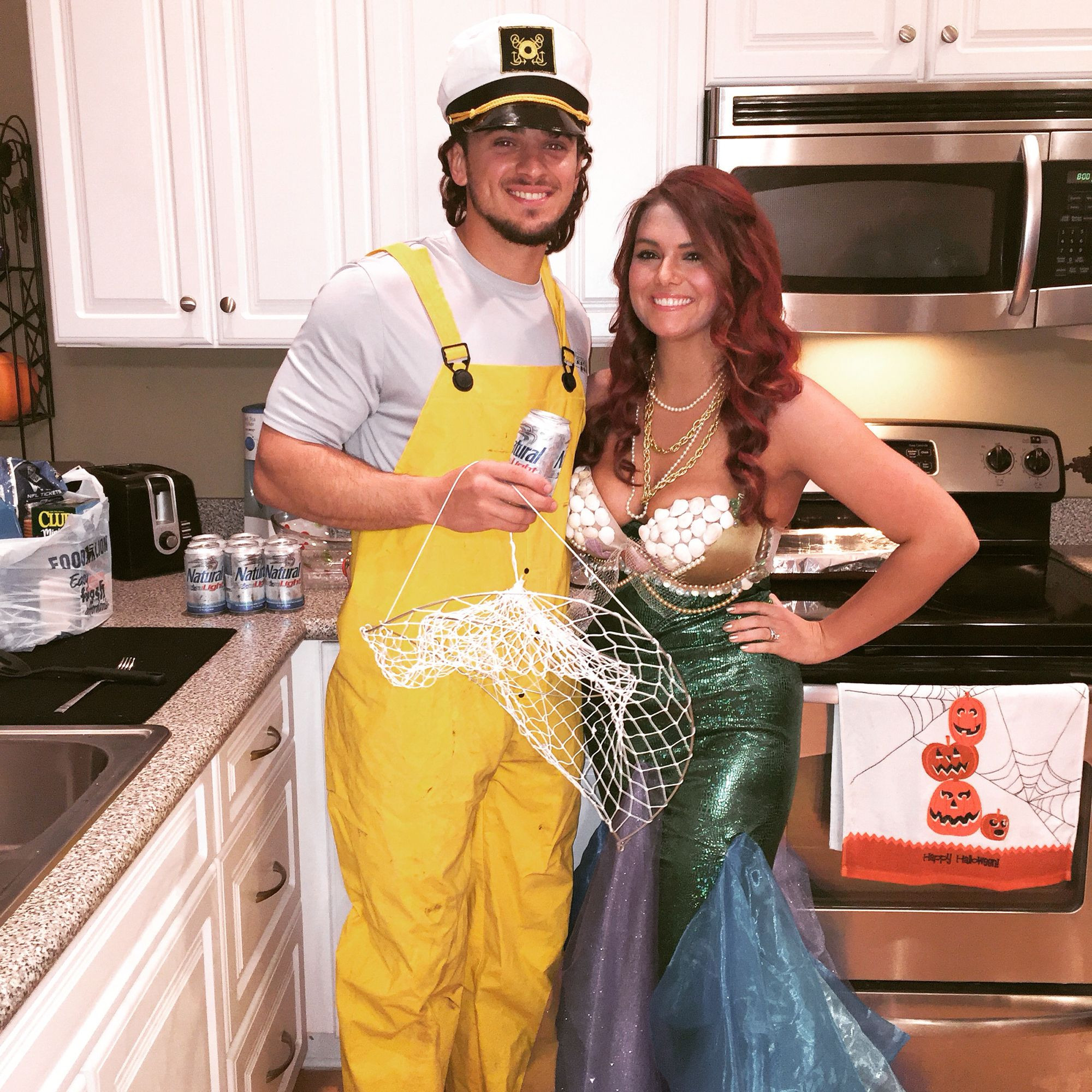 DIY Mermaid Costume College
 Mermaid and Fisherman Halloween Costume mermaidcostume