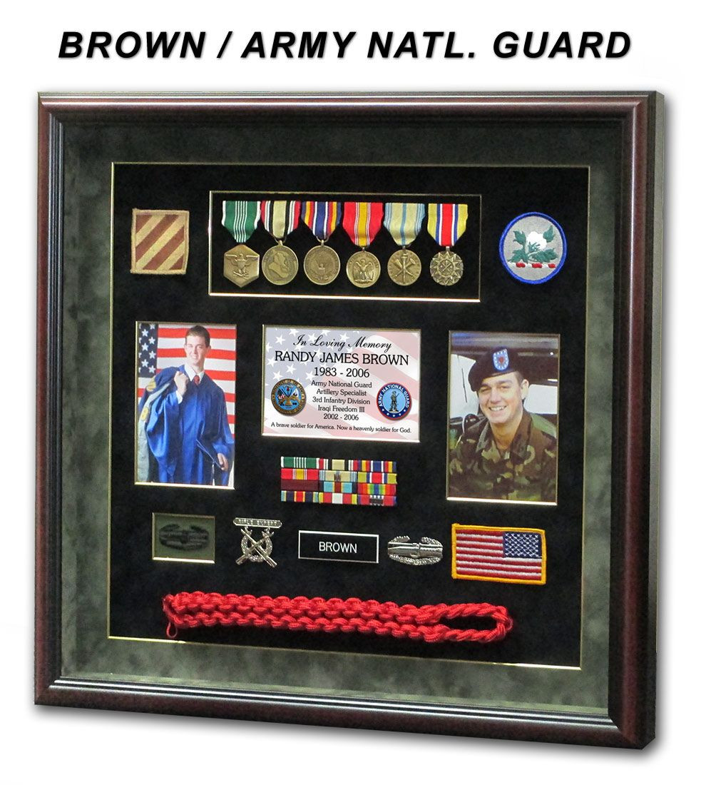 DIY Military Shadow Box
 armyml