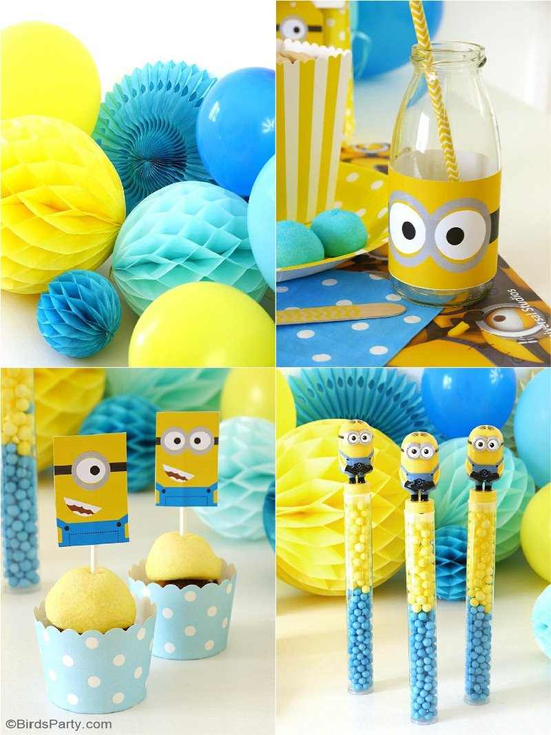 Diy Minion Birthday Party Ideas
 Minion Inspired Birthday Party Ideas & FREE Printables