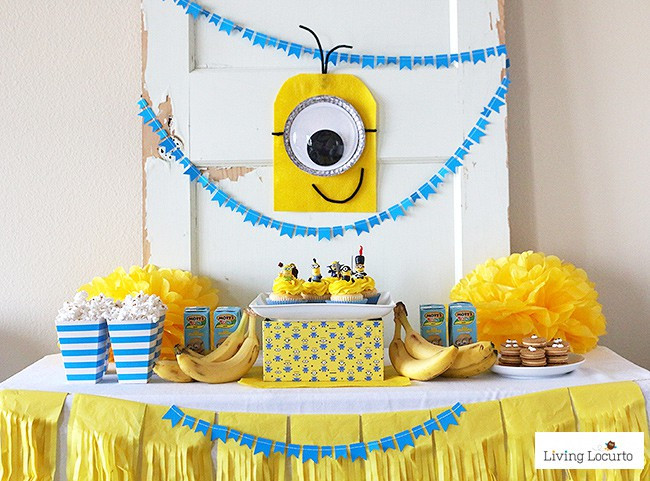 DIY Minion Decorations
 Minions Party Ideas Despicable Me Birthday
