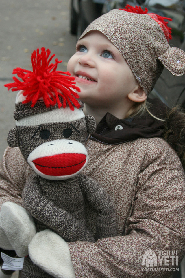 DIY Monkey Costume
 DIY Sock Monkey Kids Costume