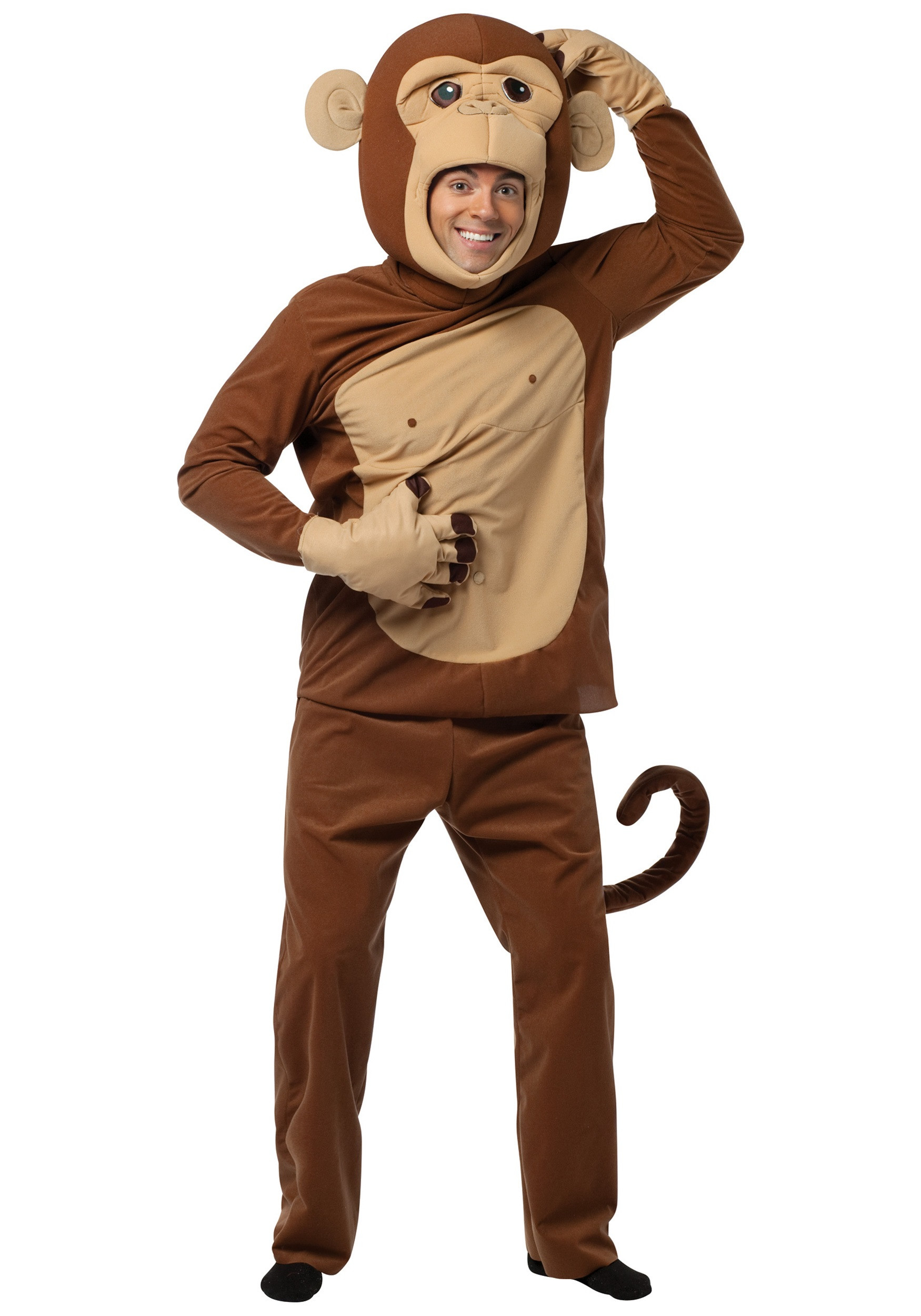 DIY Monkey Costume
 Adult Funky Monkey Costume