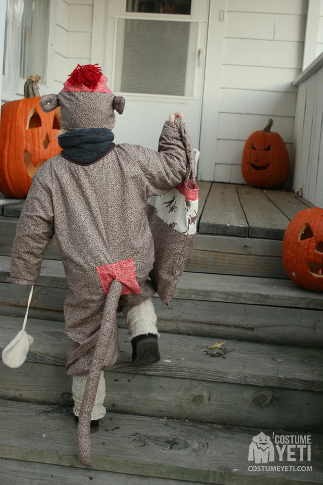 DIY Monkey Costume
 DIY Sock Monkey Kids Costume Costume Yeti