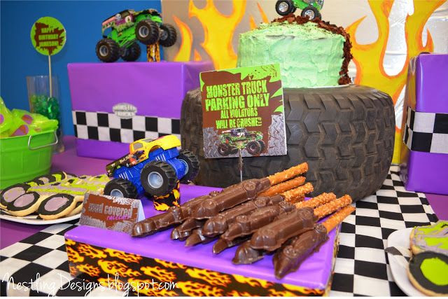 DIY Monster Truck Party Decorations
 Top 23 ideas about Monster Jam Party on Pinterest