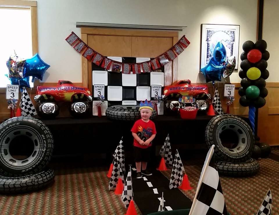 DIY Monster Truck Party Decorations
 Monster Trucks Birthday "Austin s Monster Truck Party