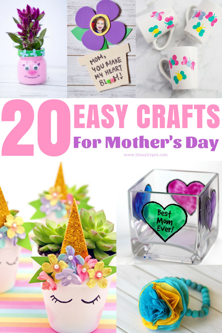 Diy Mothers Day Crafts
 25 EASY Mother s Day DIY Crafts for Kids