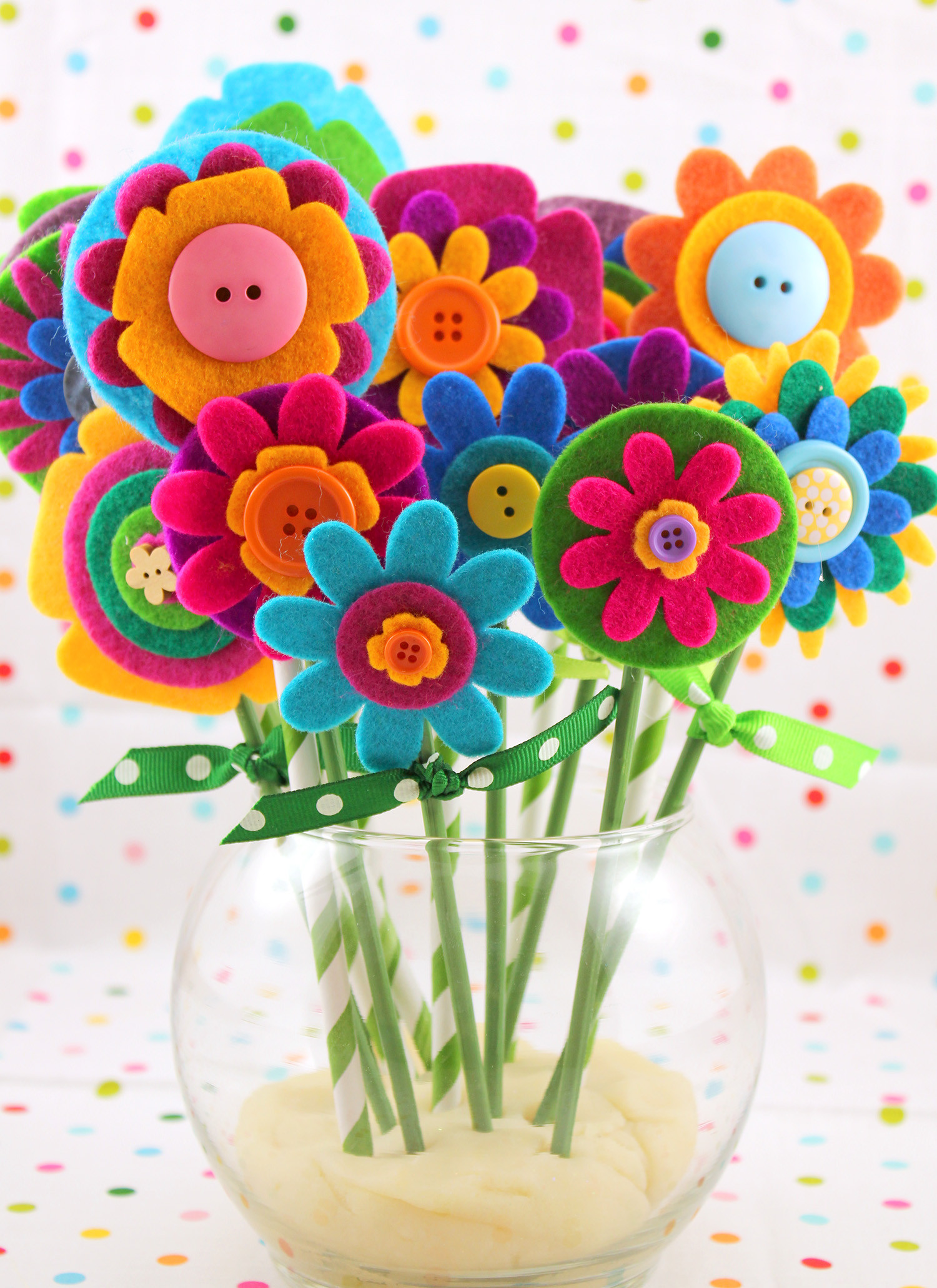 Diy Mothers Day Crafts
 Quick & Easy Mother s Day Gift Felt Flowers Happiness