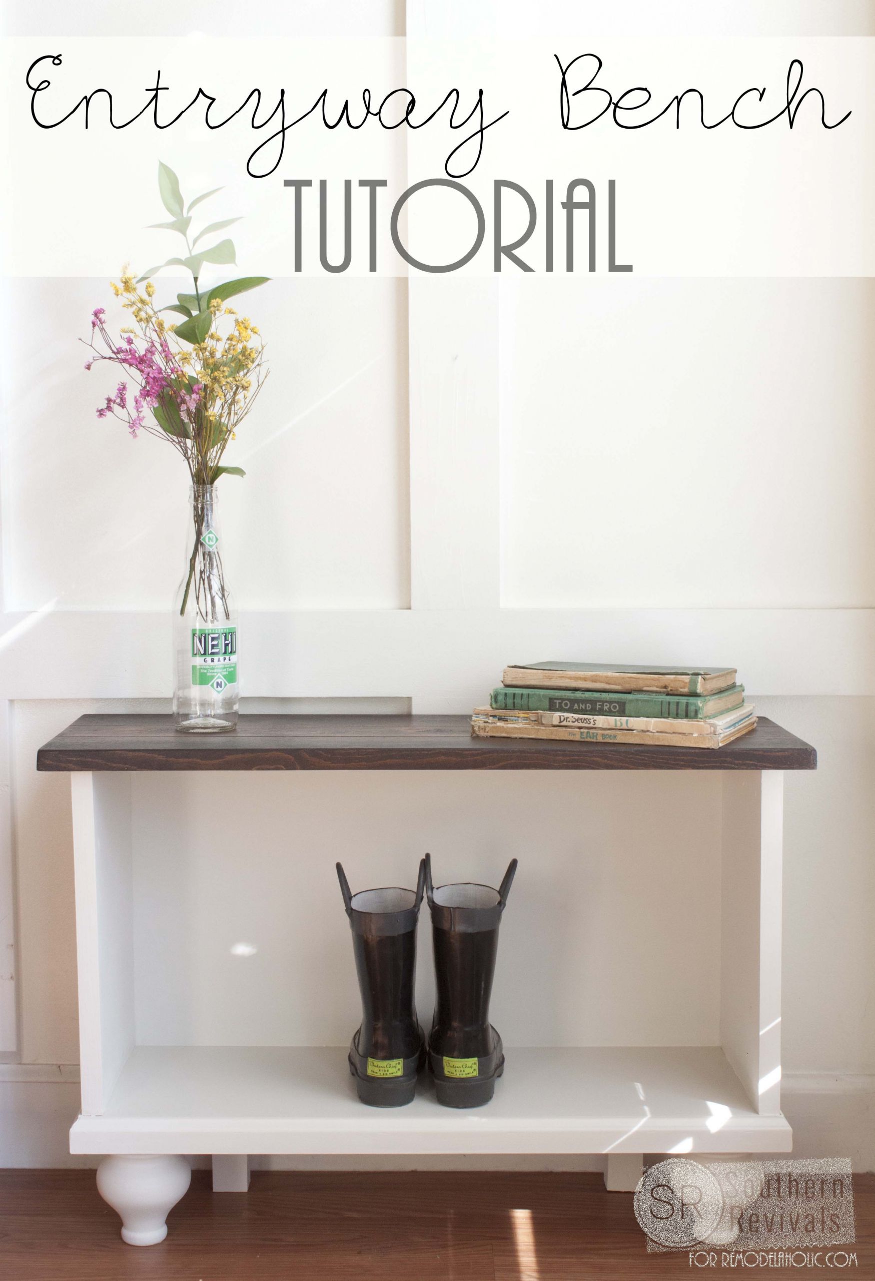 DIY Mudroom Bench Plans
 Remodelaholic